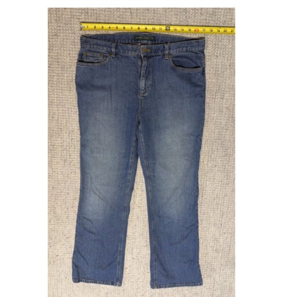 Lauren Jeans Co. Ralph Lauren Women's Boot Cut Denim Jeans Size 12 - Picture 4 of 7